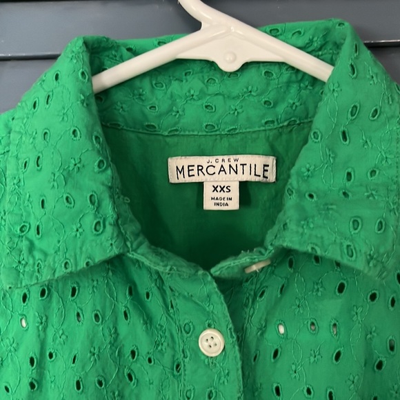 Green eyelet j.Cree mercantile short sleeve summer dress - Picture 2 of 2